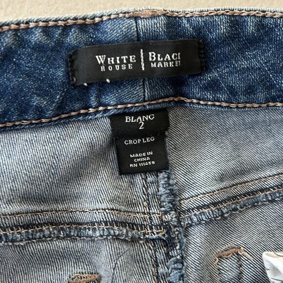 White House Black Market Crop Leg Denim Jeans - Picture 8 of 12